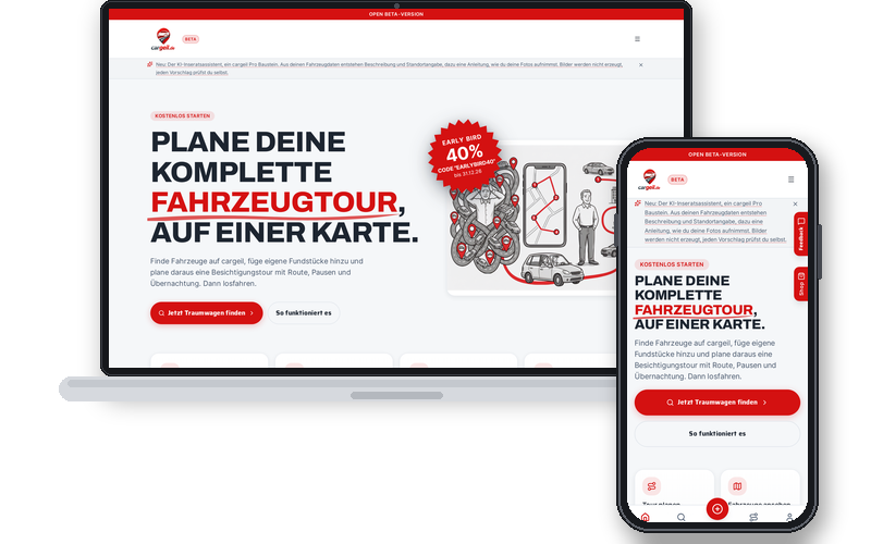 Zur Webseite des Fahrzeugportals cargeil.de